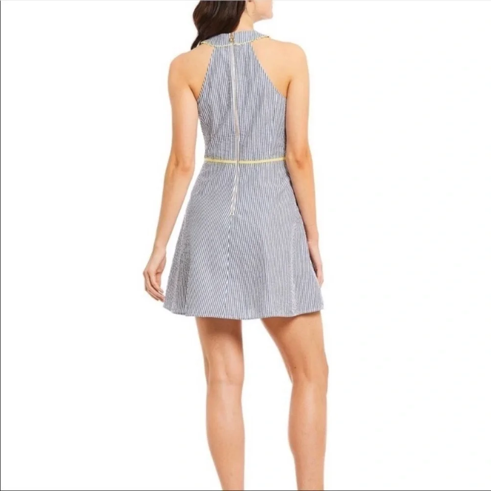 Draper James Seersucker Payton Sleeveless Dress Size 4 - Picture 2 of 14